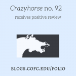 Evgeniya Monico's Review of Crazyhorse No. 92