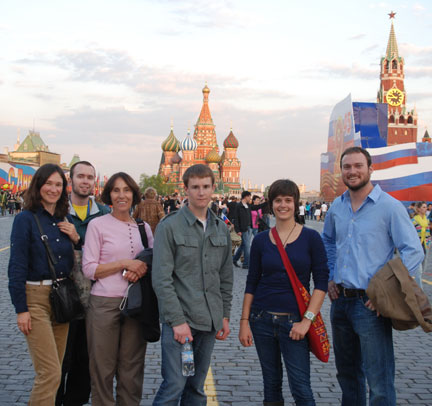 Some of our group on Red Square