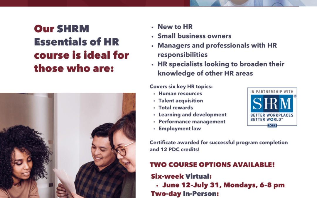 CofC School of Business Announces Introductory HR Course for Professionals