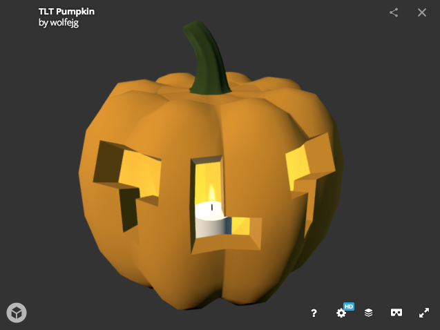 TLT Pumpkin 3D Model