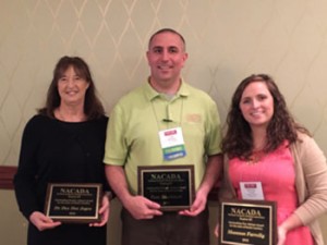 Advising Award Recipients (from left to right)  Dr. Dee Dee Joyce, Tom Bucheit,and Shannon Farrelly