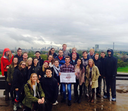 iCHS London students explore Primrose hill during their British Life and Cultures class.