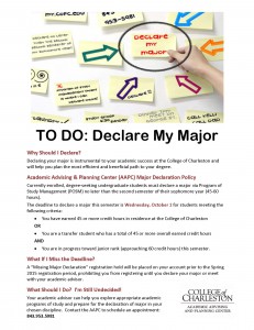 Declare Your Major Fall 2014