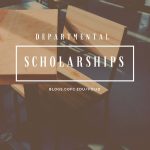 Student Opportunities: Departmental Scholarships