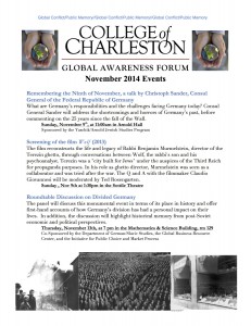 GAF november events calendar