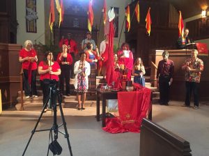 St. Andrew's choir, Pentecost,  2018