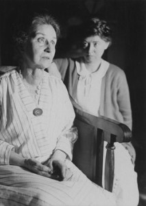 Moore with her mother, Mary