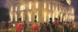 British Troops raze the White House. Image obtained from google.com