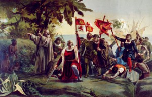 Columbus and the New World. Image obtained from google.com