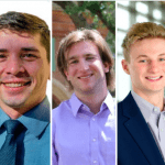 College of Charleston School of Business students Alex Allen, Isaiah Kahn, and Rex Bingham