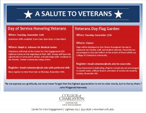 A Salute to Veterans Flyer