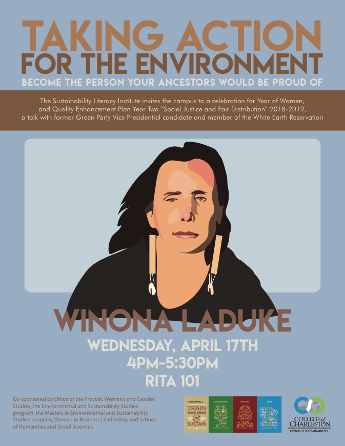 Taking Action for the Environment with Winona LaDuke Flyer